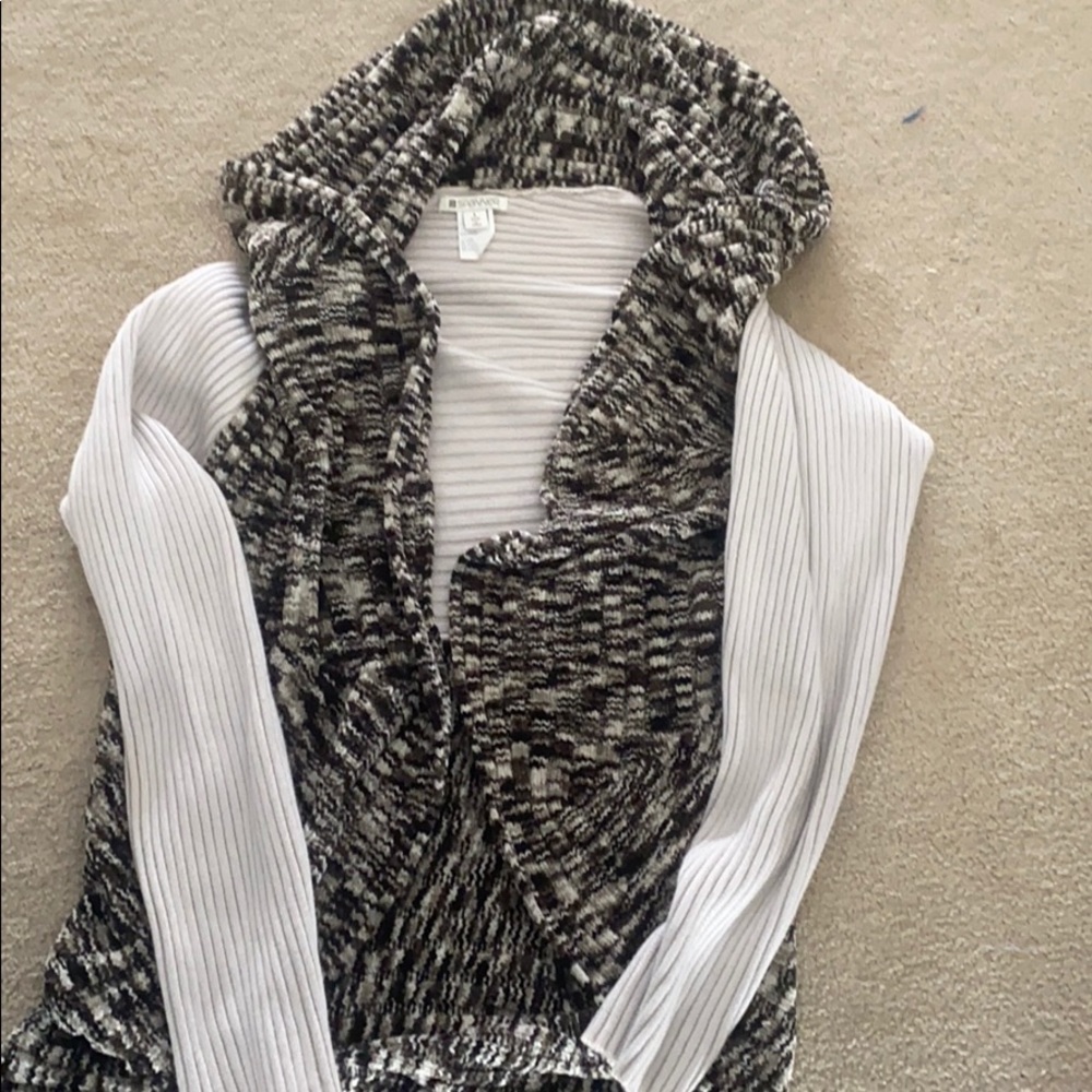 Shawl chenille cardigan
